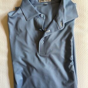 Peter Millar Blue Polo Shirt Classic Design